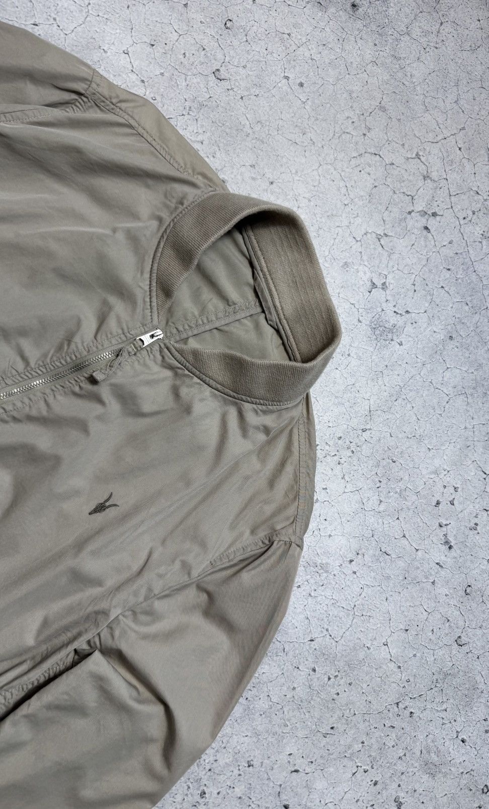 Allsaints Allsaints Nylon Bomber Jacket Full Zip Beige Size M Size US M / EU 48-50 / 2 - 5 Thumbnail