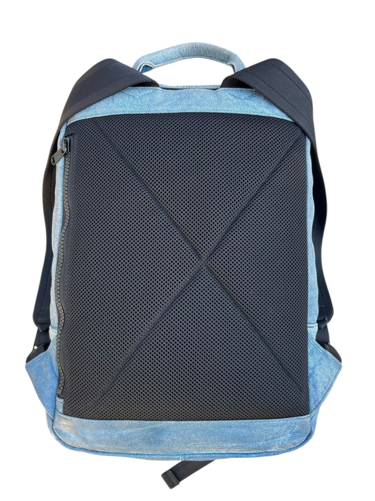 Leather DECADE Japan Patina Leather Backpack Bag Denim Design Size ONE SIZE - 8 Thumbnail