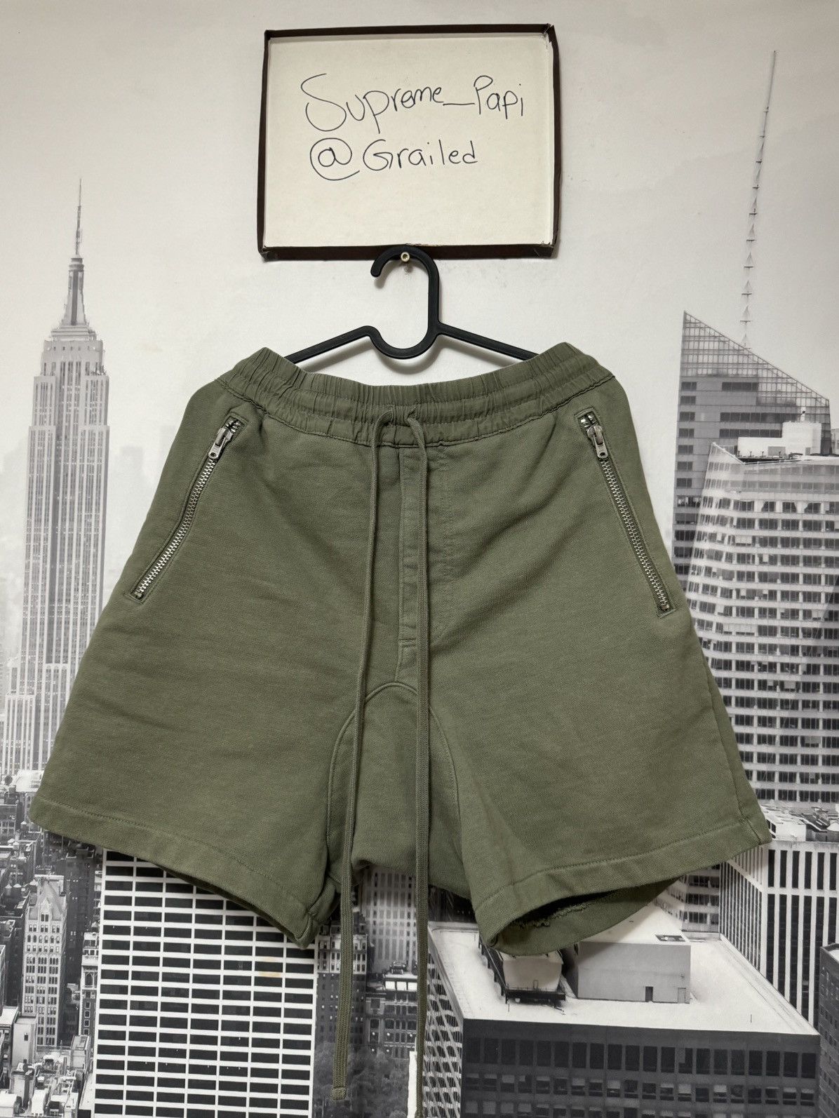 Fear of God 🔥OG FOG Fear of God Collection Two Shorts Olive SZ Small Size US 32 / EU 48 - 1 Thumbnail