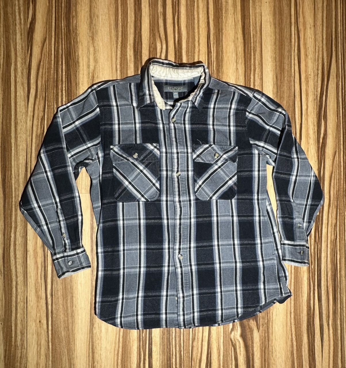 Other Men's shades of gray Thick Flannel Shirt Size US L / EU 52-54 / 3 - 2 Thumbnail