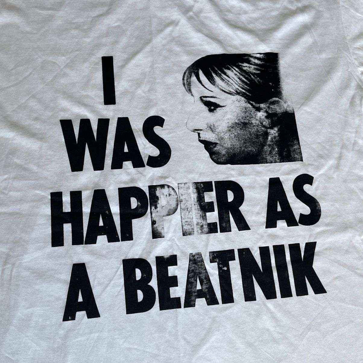 Kentucky Boy Tyler Kentucky Boy Tyler I Was Happier As a Beatnik Vintage Tee Size US L / EU 52-54 / 3 - 4 Thumbnail