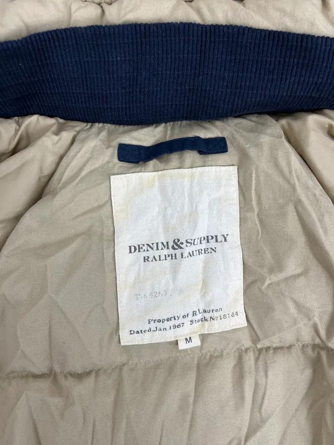 Polo Ralph Lauren 2000s Ralph Lauren Denim & Supply Fur Hood Puffer Parka Navy Jacket Size US M / EU 48-50 / 2 - 9 Thumbnail