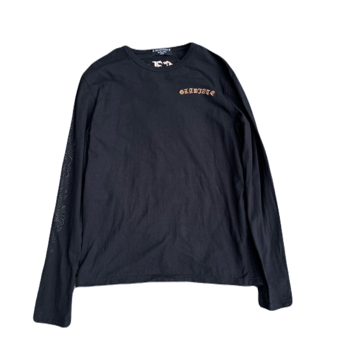 If Six Was Nine 2000s Japanese archive Vkei Gothic Cross Embroided L/S Tee Size US S / EU 44-46 / 1 - 4 Thumbnail