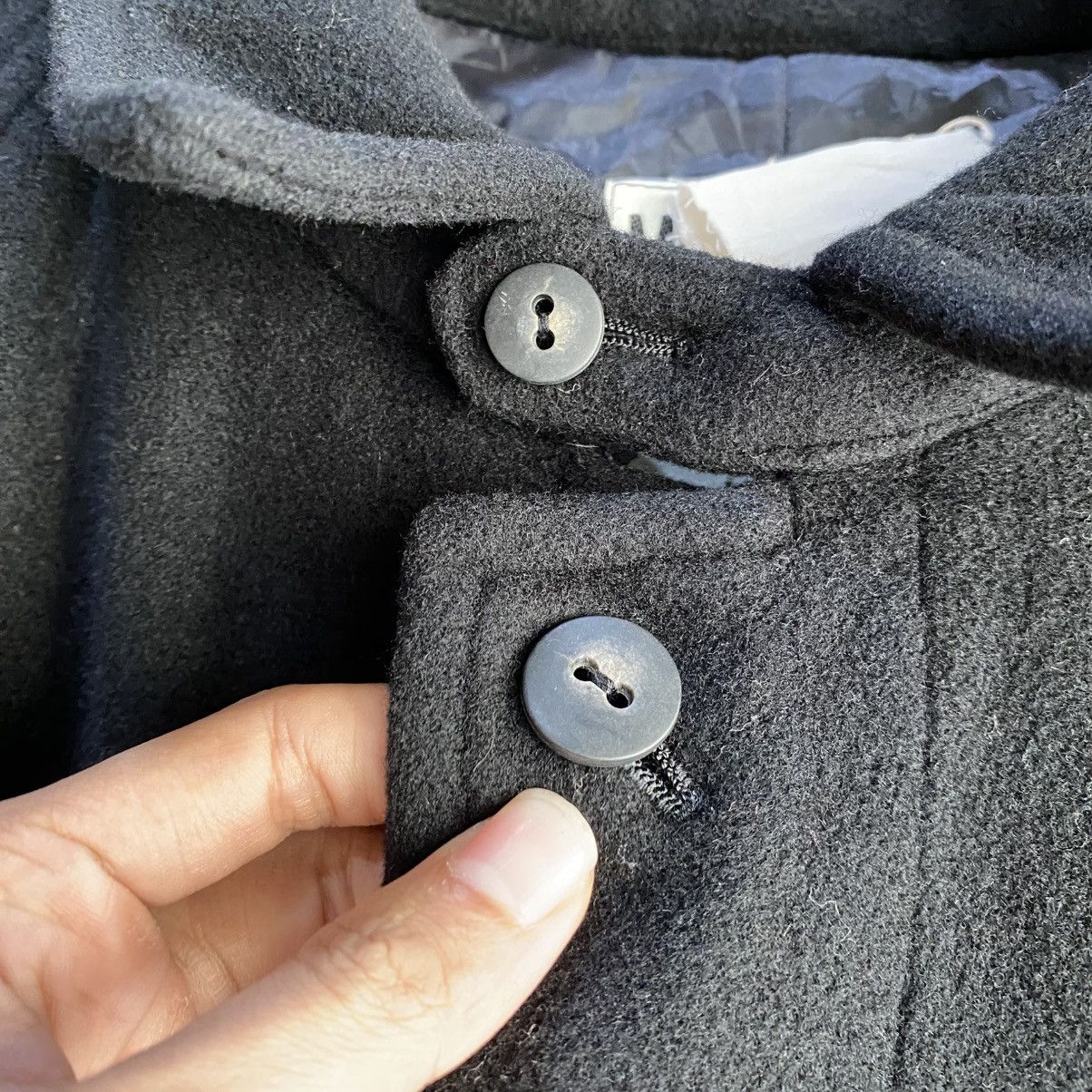 Moschino VINTAGE RARE‼️Moschino Uomo Black Wool Coat Japan Size L Size US L / EU 52-54 / 3 - 9 Thumbnail