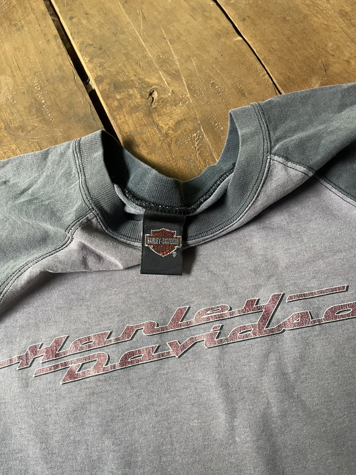 Vintage Faded H-D 90s’ tee grunge Size US L / EU 52-54 / 3 - 4 Thumbnail