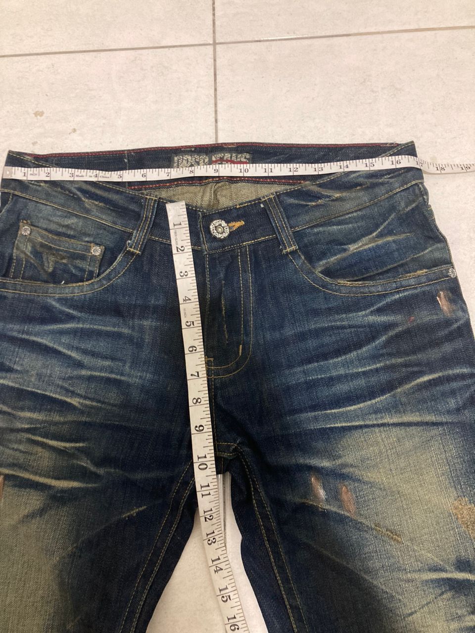 Vintage Vintage Distressed DPSR Denim Jeans Size US 34 / EU 50 - 6 Thumbnail