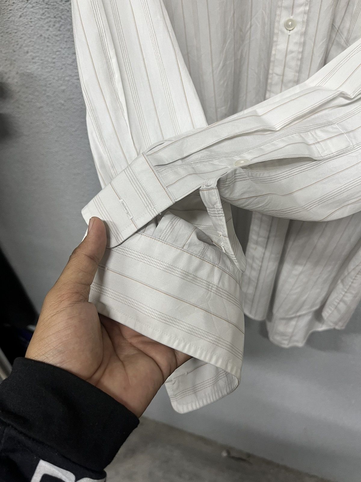 Issey Miyake IM miyake design studio issey miyake stripe shirt Size US L / EU 52-54 / 3 - 5 Thumbnail