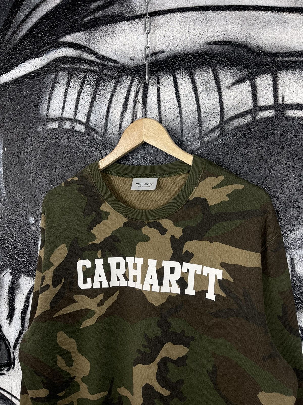 Carhartt Carhartt WIP College Sweat Camo Laurel Men’s Size L Size US L / EU 52-54 / 3 - 3 Thumbnail