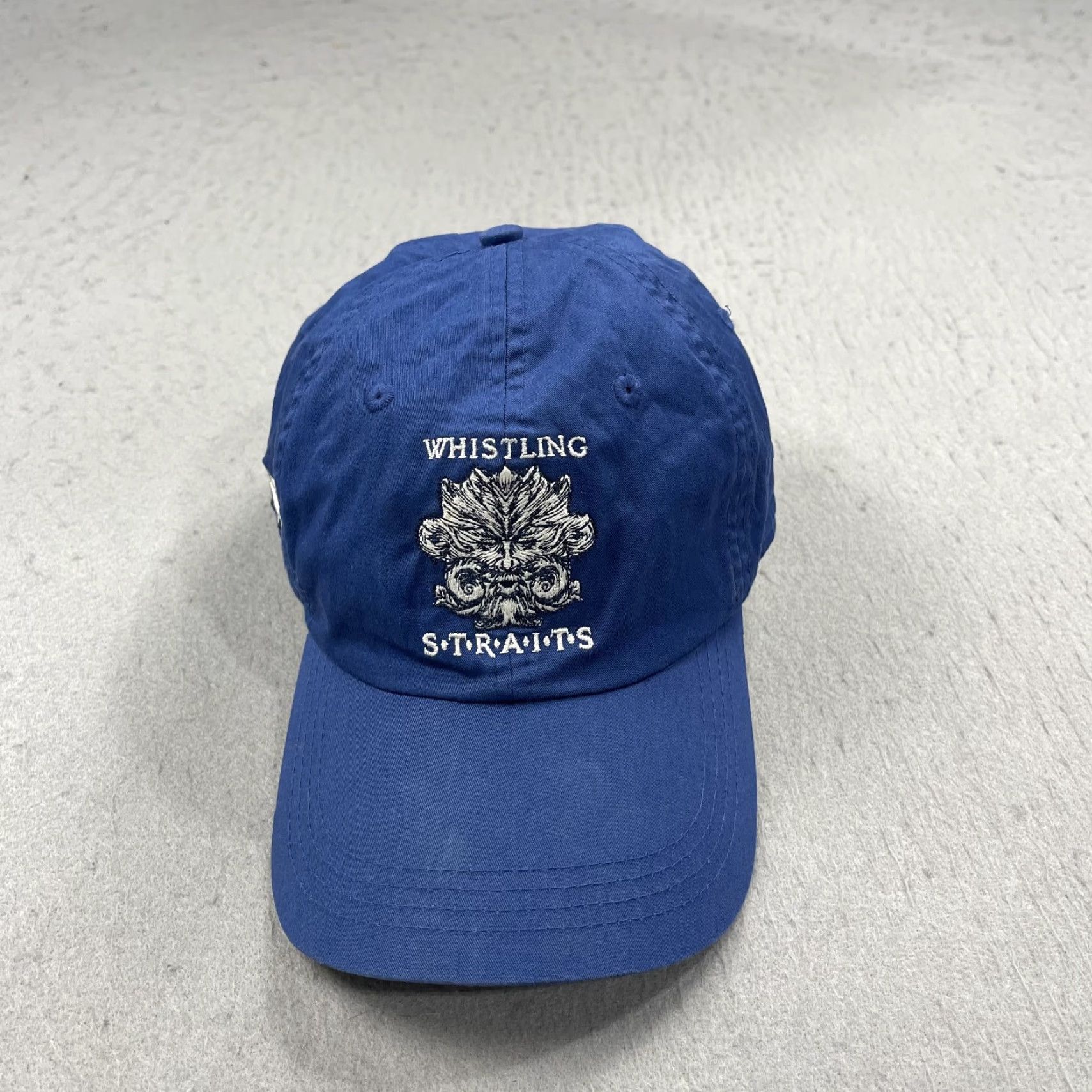 Vintage Ahead Golf Hat Adult One Size Blue Classic Strapped Adjustable Cotton Men’s Cap Size ONE SIZE - 2 Thumbnail