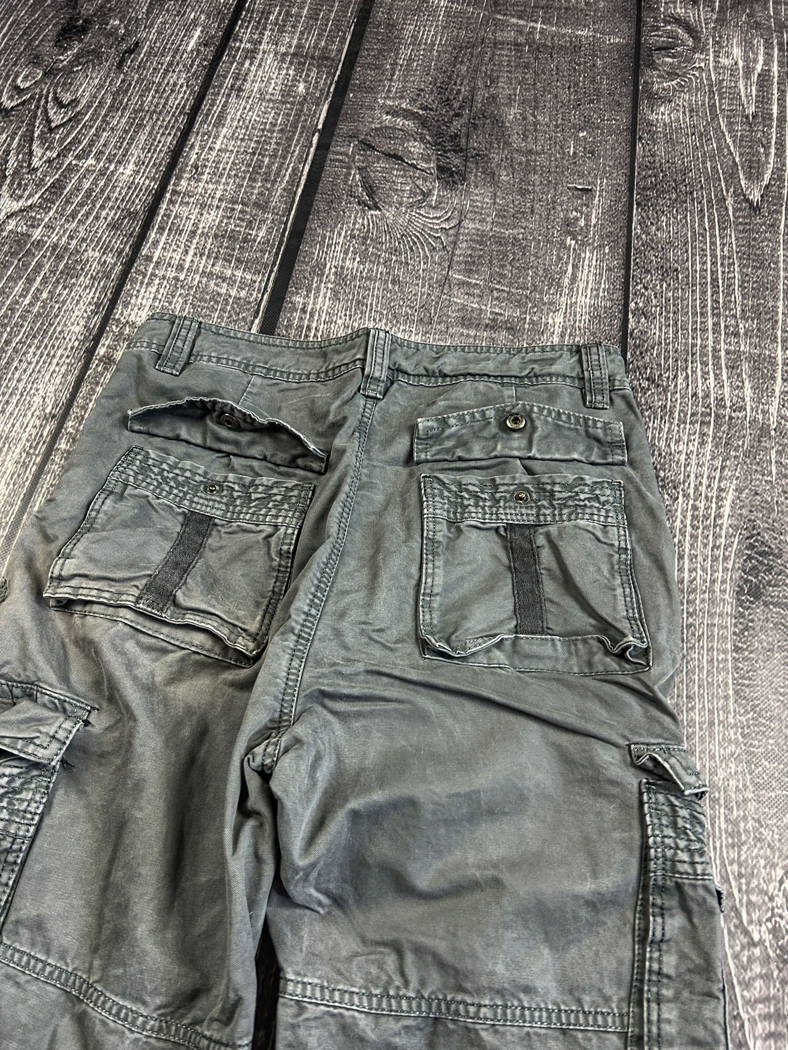 Vintage Vintage Rick Owens Junya Watanabe Style Cargo Jeans Size US 32 / EU 48 - 6 Thumbnail