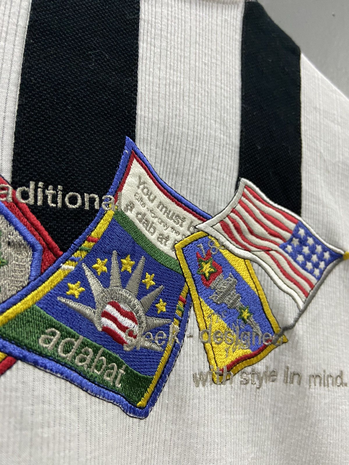 Vintage VINTAGE ADABAT STYLE POLO THREE BUTTONS SHIRT Size US L / EU 52-54 / 3 - 6 Thumbnail