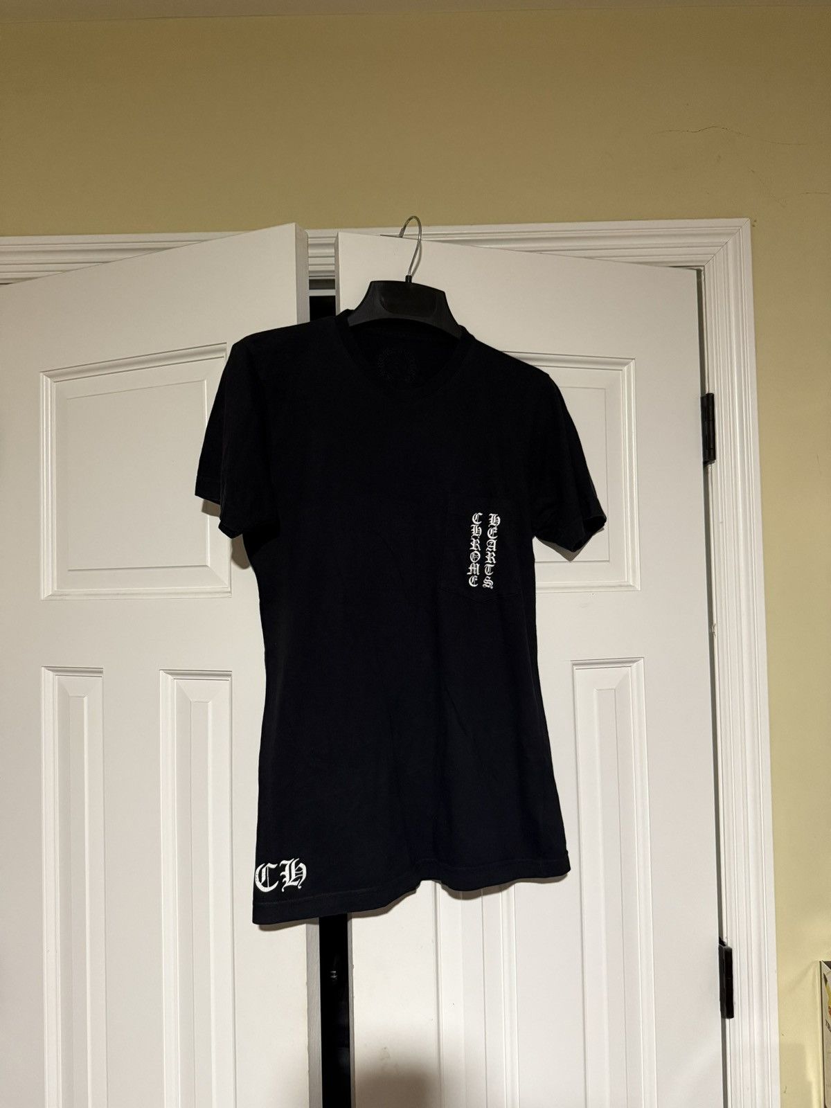 Chrome Hearts Chrome Hearts Black/White RS3 Cross T-Shirt Size US S / EU 44-46 / 1 - 1 Thumbnail