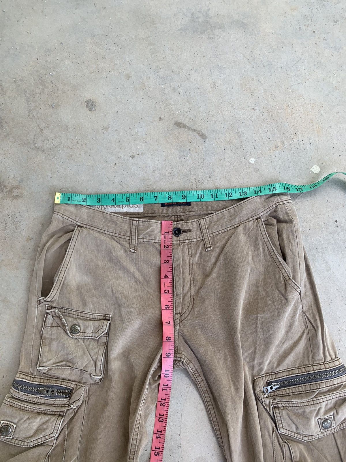 Japanese Brand Sunfaded Surplus Cargo Pants Size US 32 / EU 48 - 6 Thumbnail