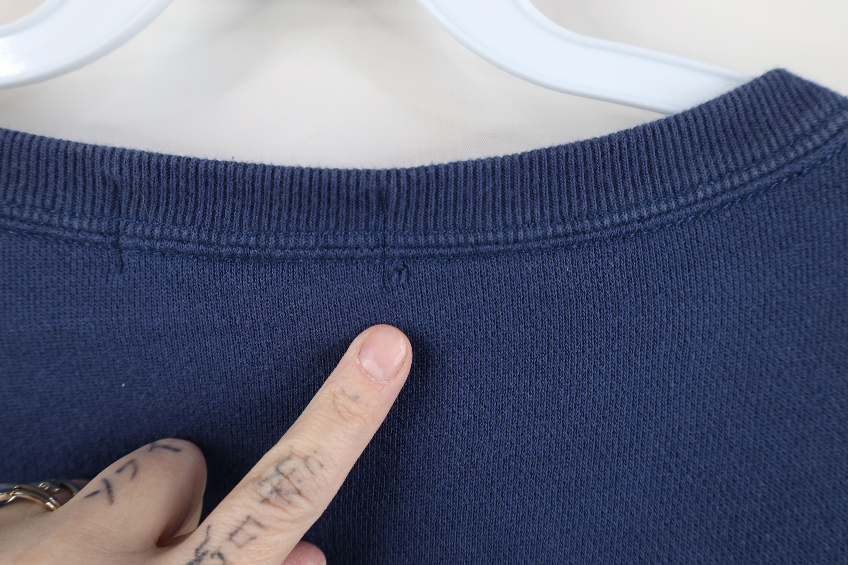Polo Ralph Lauren Vintage 90s Ralph Lauren Pony Logo Crewneck Sweatshirt Blue Size US XL / EU 56 / 4 - 8 Thumbnail