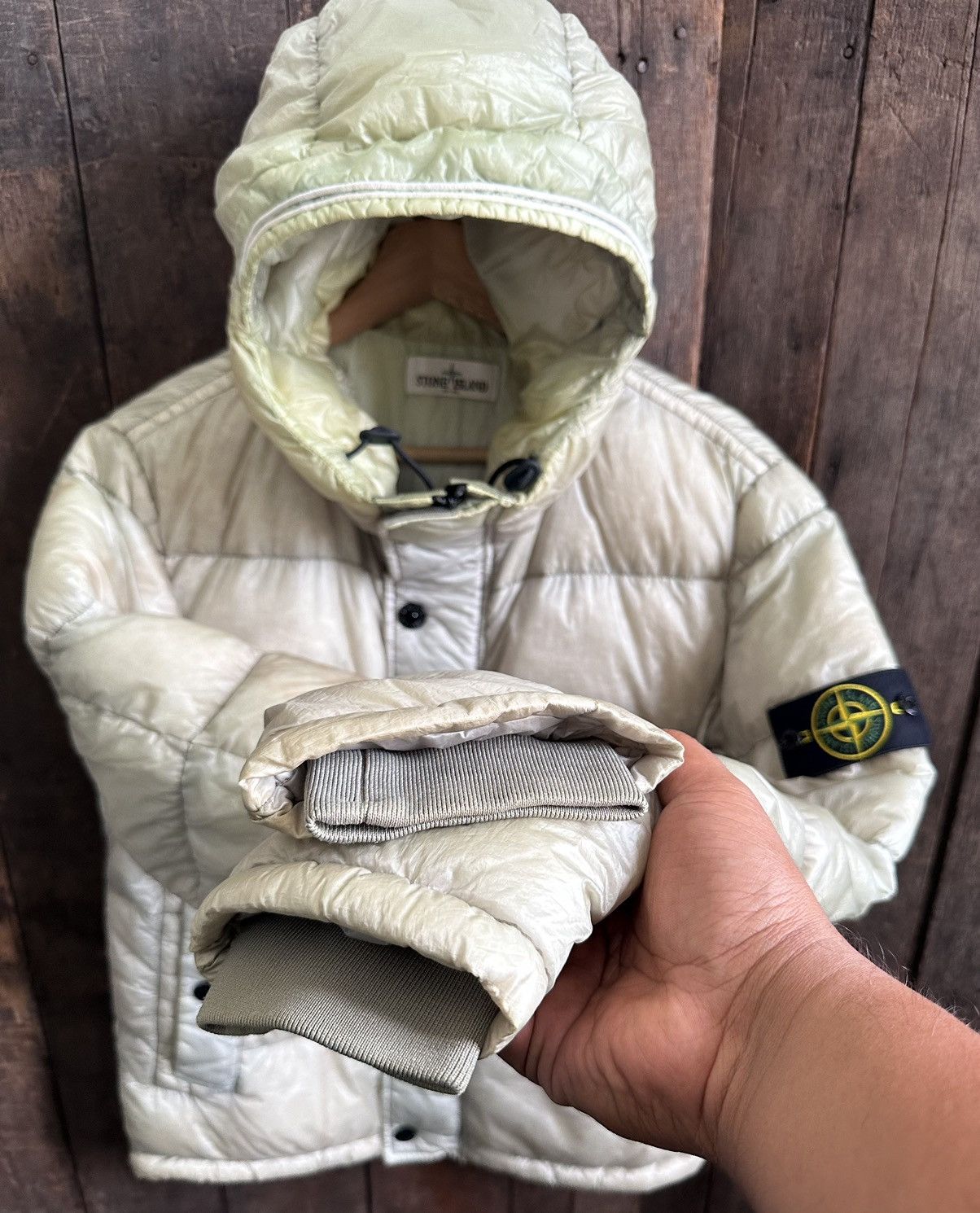 Stone Island STONE ISLAND GARMENT DYED DOWN 26 GR X SQM-N Puffer Jacket Size US S / EU 44-46 / 1 - 5 Thumbnail