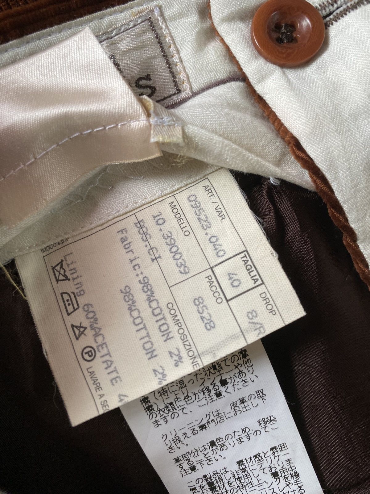 Hermes Hermes Japan Exclusive Corduroy Pants Size US 31 - 8 Thumbnail