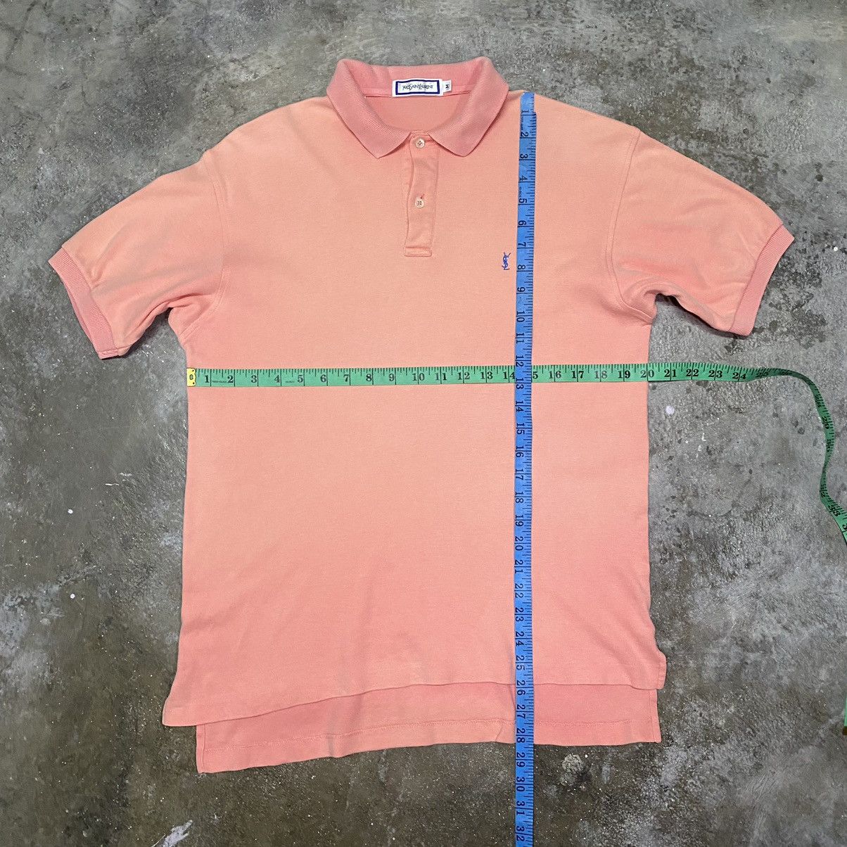 Designer × Yves Saint Laurent Vintage Yves Saint Laurent Small Logo Polos T Shirt Size US M / EU 48-50 / 2 - 11 Thumbnail