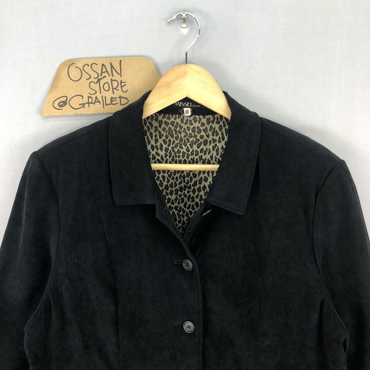 Japanese Brand Japanese Brand Missel Leopard Print Lining Button Up Jacket Size M / US 6-8 / IT 42-44 - 4 Thumbnail
