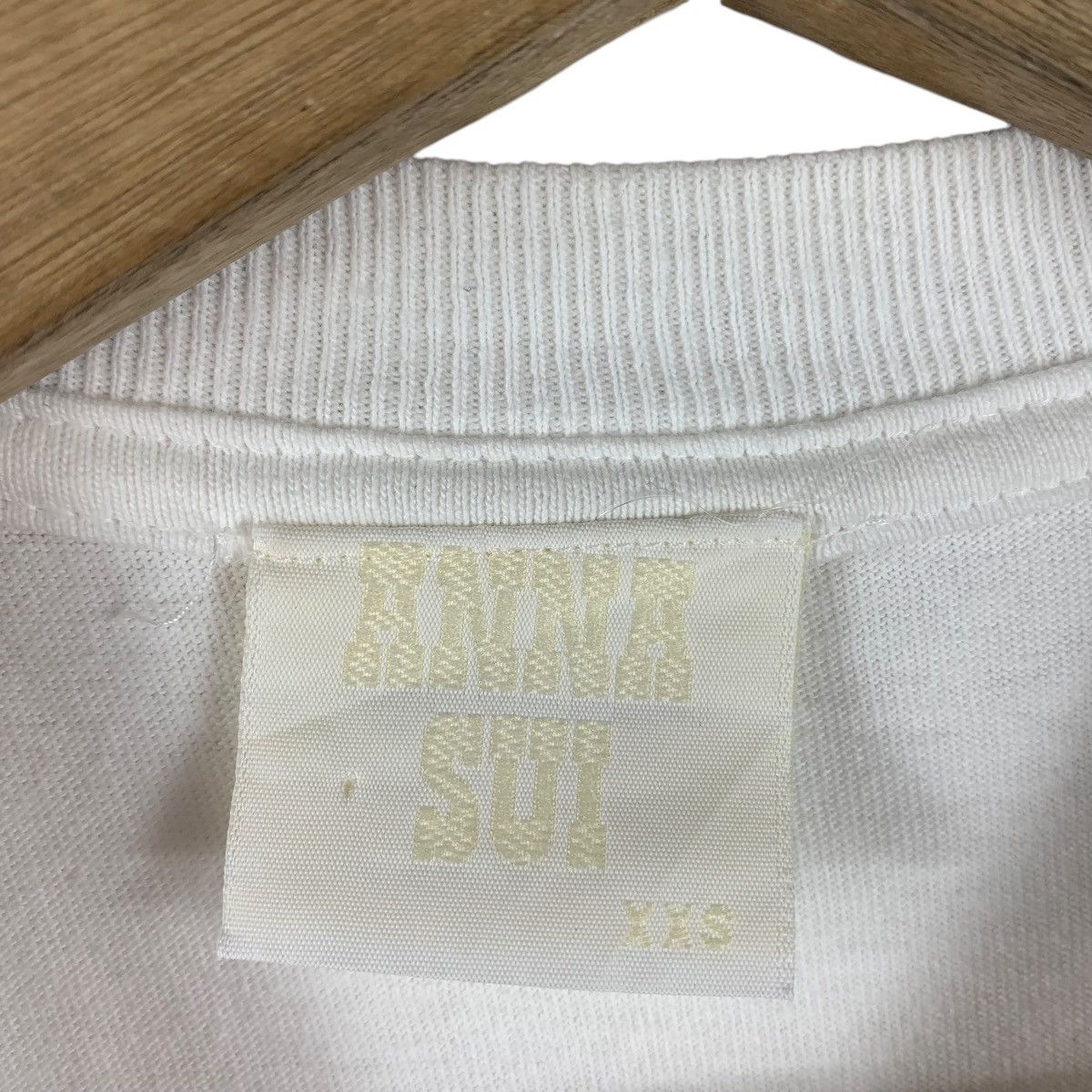 Anna Sui × Japanese Brand × Vintage Vintage ANNA SUI butterfly art printed tee Size XXS / US 00 / IT 34 - 3 Thumbnail