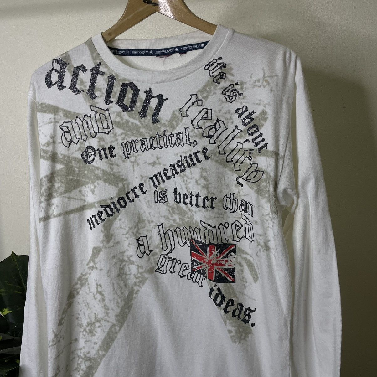Affliction × If Six Was Nine × Japanese Brand Smorky Garnish Seditionaries Poem Cyber Gothic Punk L/S Tee Size US L / EU 52-54 / 3 - 2 Thumbnail