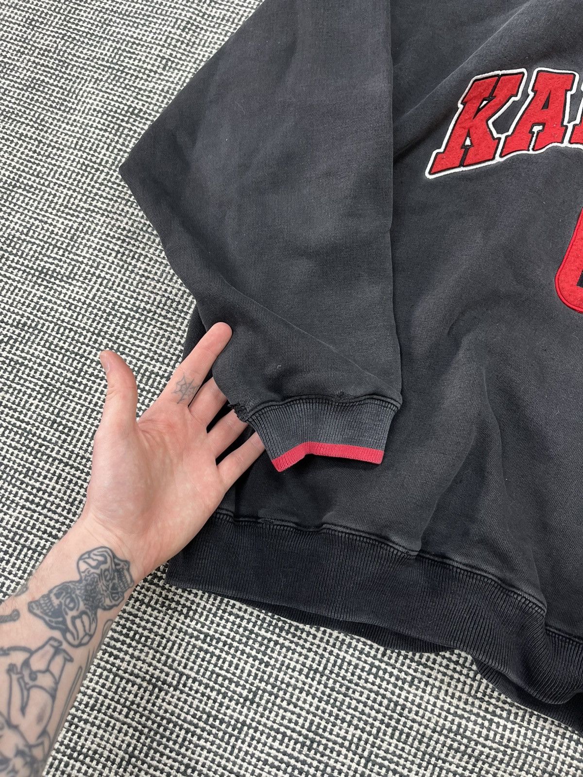 Karl Kani × Vintage 90s Karl Kani baggy hoodie washed fader skate rap y2k Size US XL / EU 56 / 4 - 5 Thumbnail
