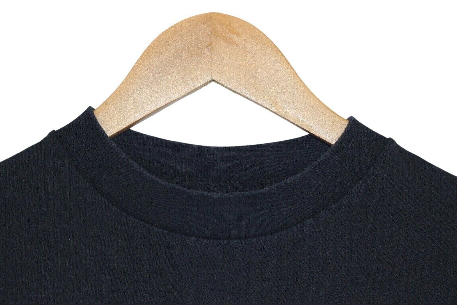 Nike Vintage 90s Nike Embroidered Black Shirt Made In USA Sz L Size US L / EU 52-54 / 3 - 2 Thumbnail