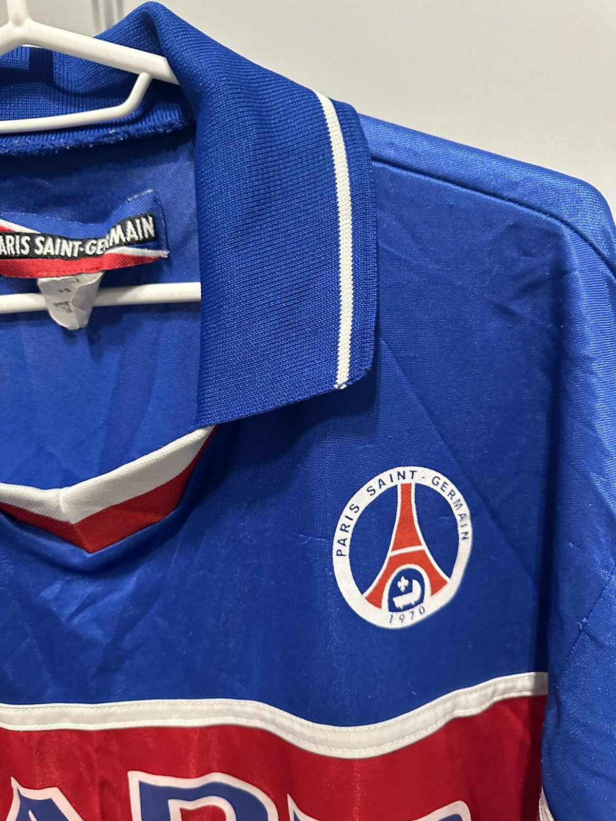 Nike Vintage 90s Jersey PSG Soccer Shirt Y2K Block Core Size US XL / EU 56 / 4 - 7 Thumbnail