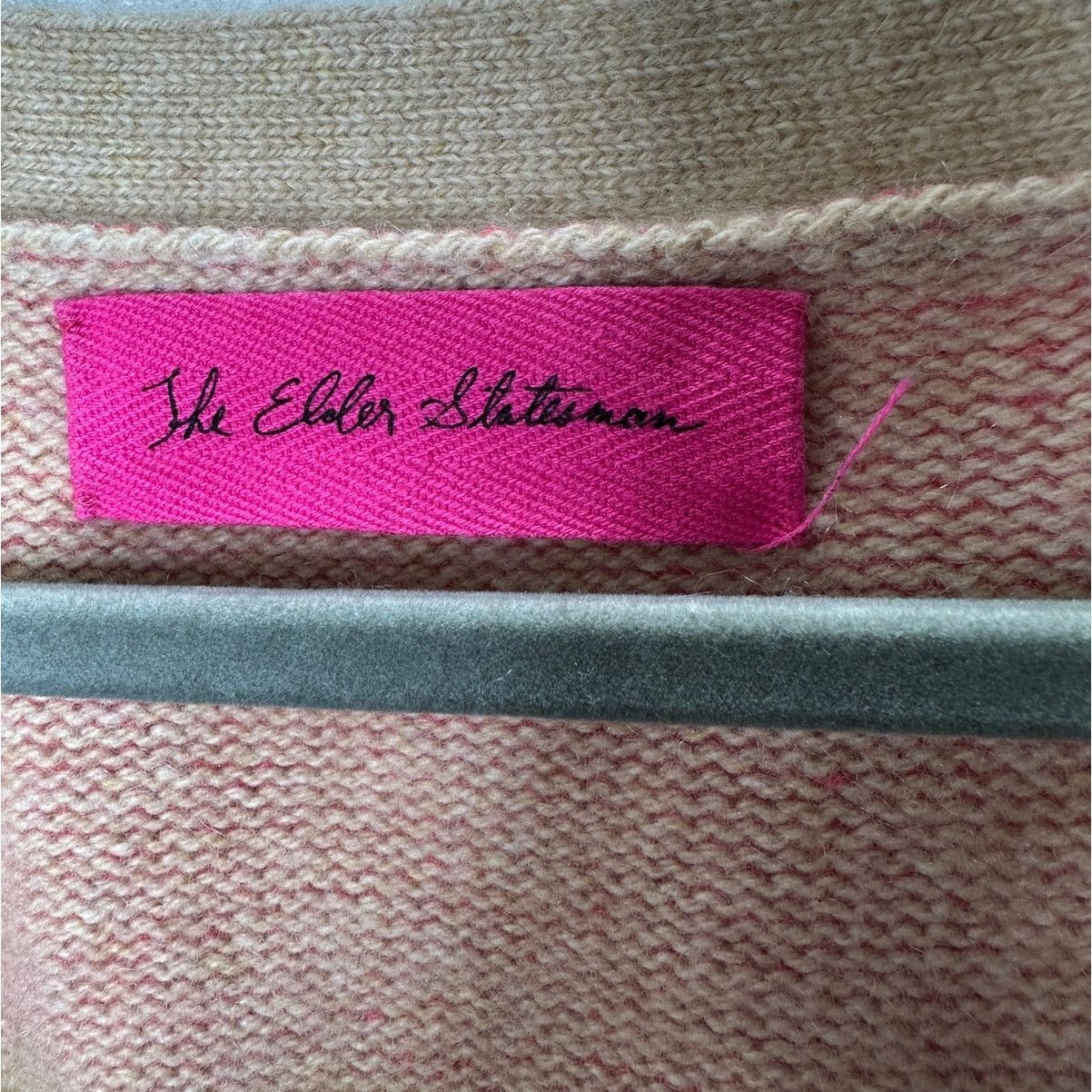 The Elder Statesman The Elder Statesman Enlightened Bear Cashmere Cardigan L Size L / US 10 / IT 46 - 10 Thumbnail
