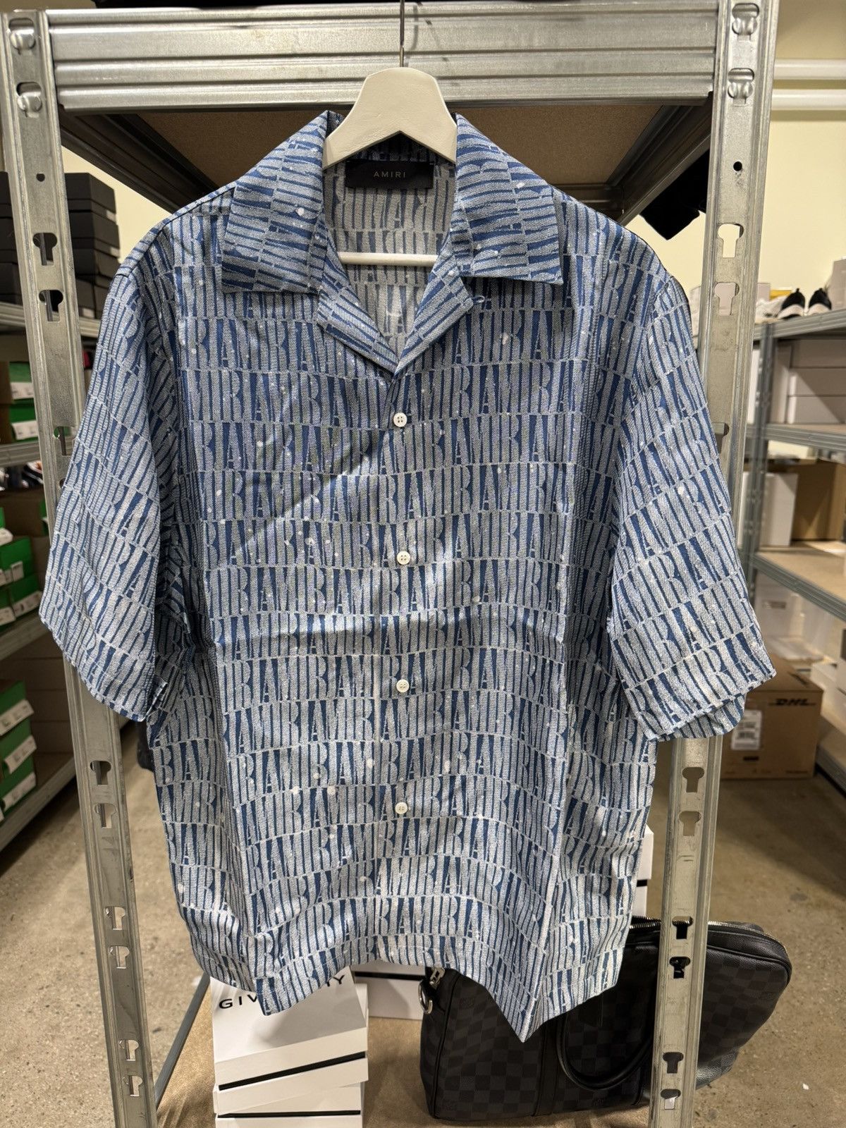 Amiri Amiri Gradient Bowling Silk Shirt NEW 1100$ Size US XL / EU 56 / 4 - 1 Thumbnail