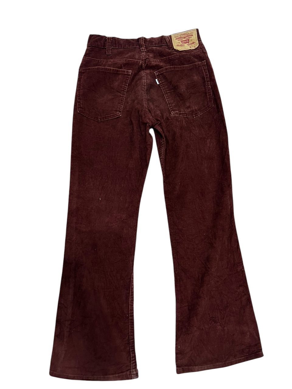 Levi's × Vintage Vintage 1970’s Levis 517 Flare Corduroy Pants Size US 30 / EU 46 - 2 Thumbnail
