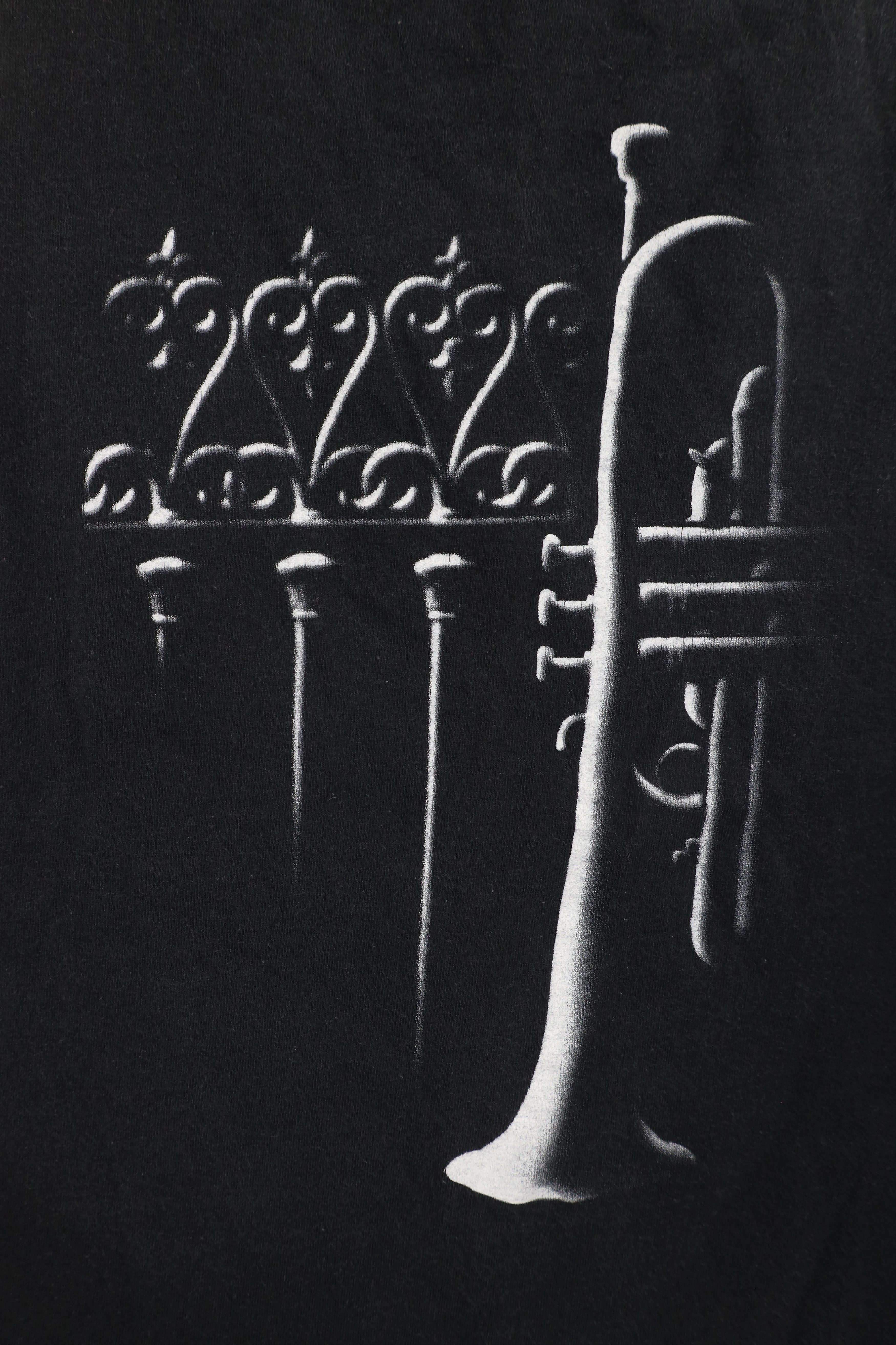 Vintage Vintage 90s Streetwear New Orleans Jazz Trumpet T-Shirt Size US L / EU 52-54 / 3 - 6 Thumbnail