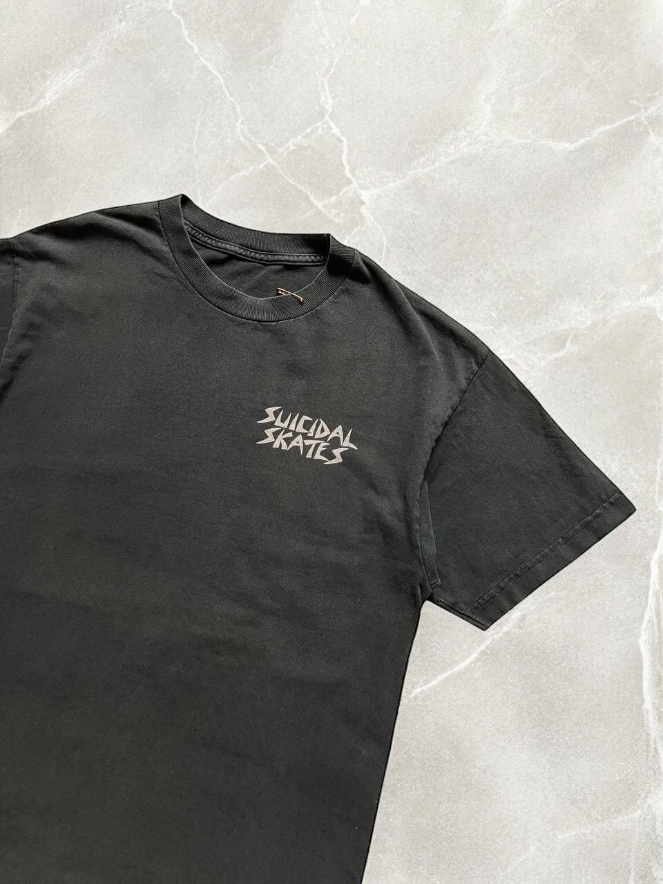 Designer × Vintage SUICIDAL SKATES GRAPHIC Tee VINTAGE SKATEBOARDING brand usa Size US M / EU 48-50 / 2 - 5 Thumbnail