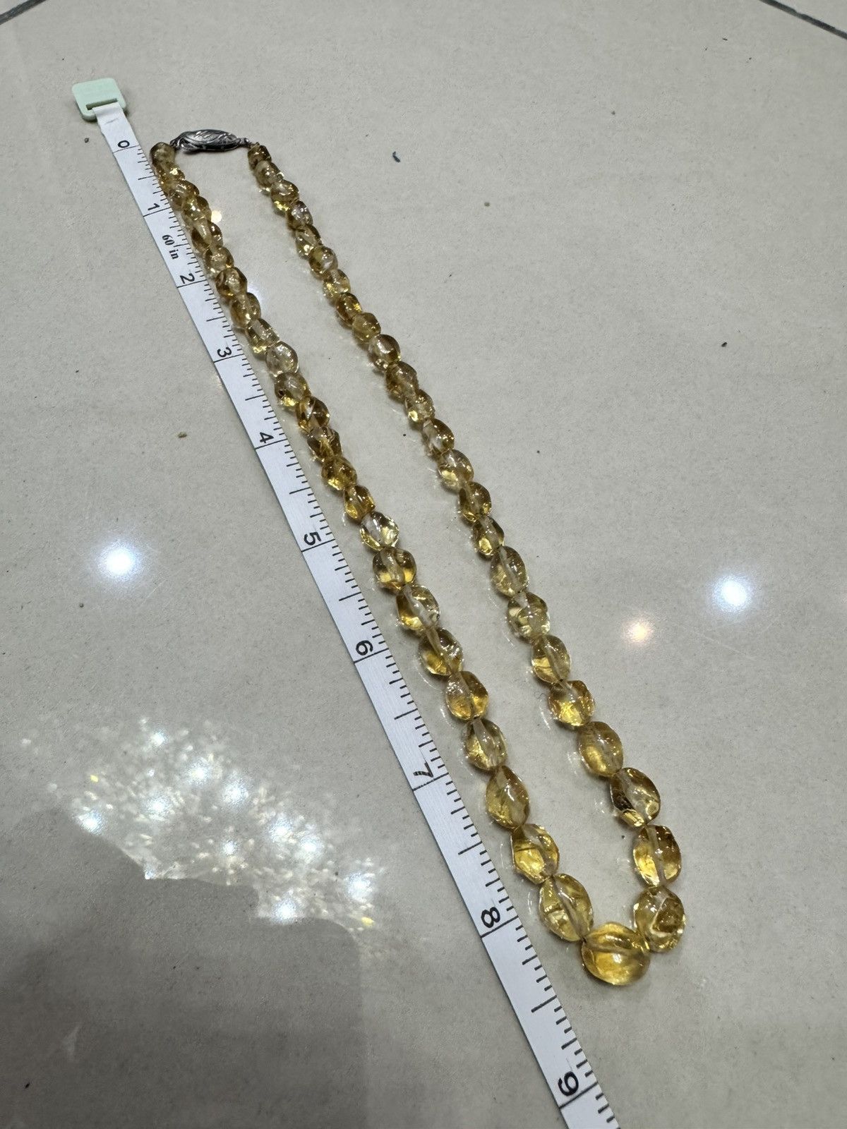 Jewelry NATURAL CITRINE GEMS WITH STARLING SILVER NECKLDE Size ONE SIZE - 5 Thumbnail