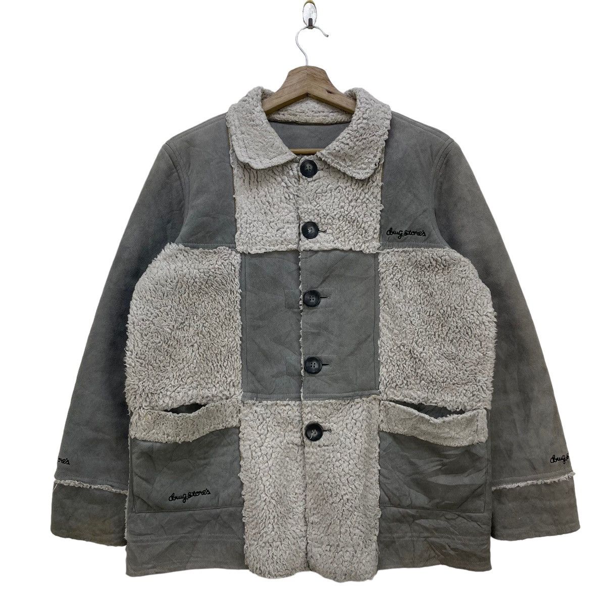 45rpm 💥Japanese Brand Drug Store Pacthwork Style Jacket Size US M / EU 48-50 / 2 - 1 Thumbnail