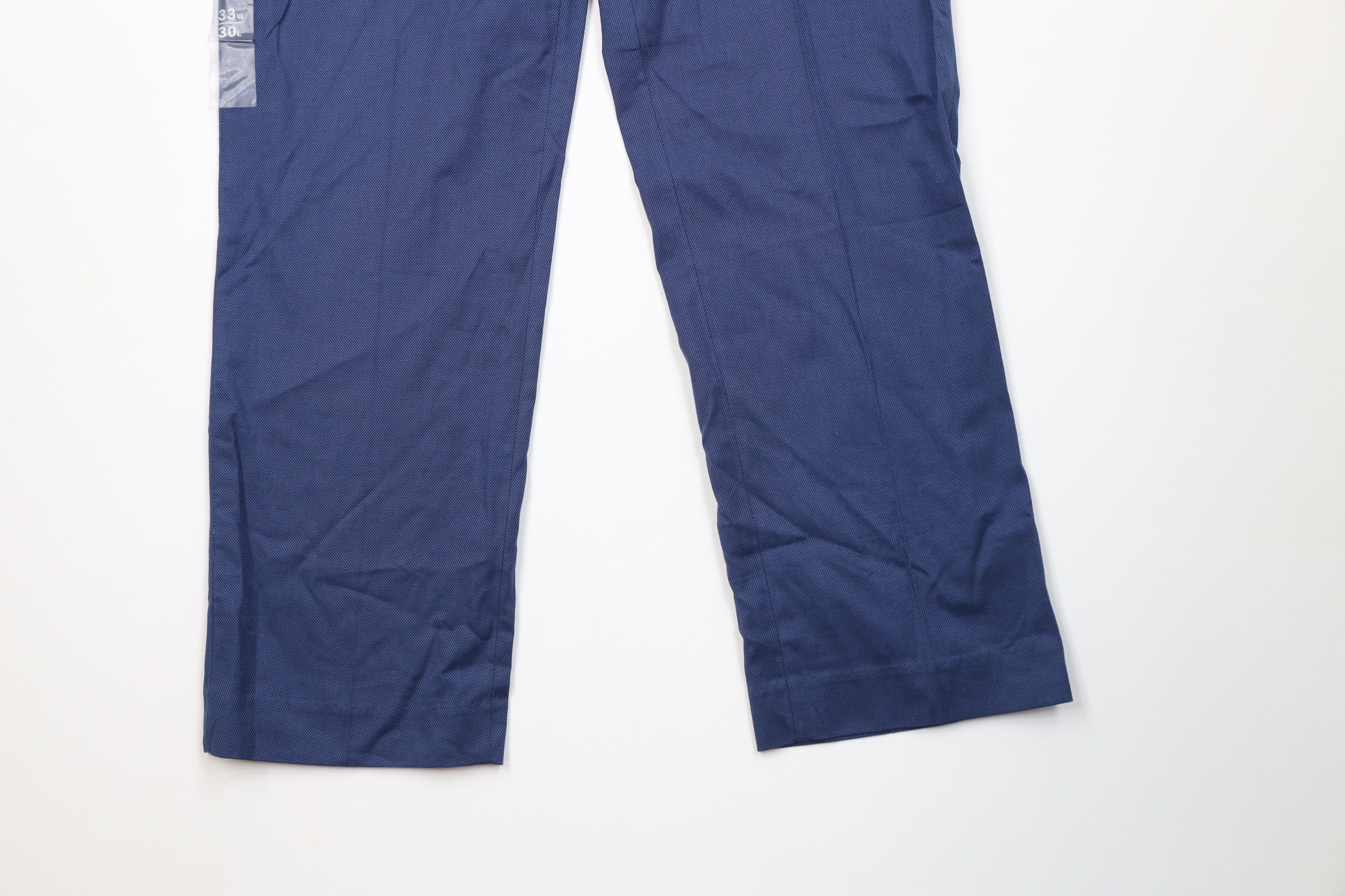 Express New Express Modern Fit Straight Leg Chino Pants Blue Size US 33 - 4 Thumbnail