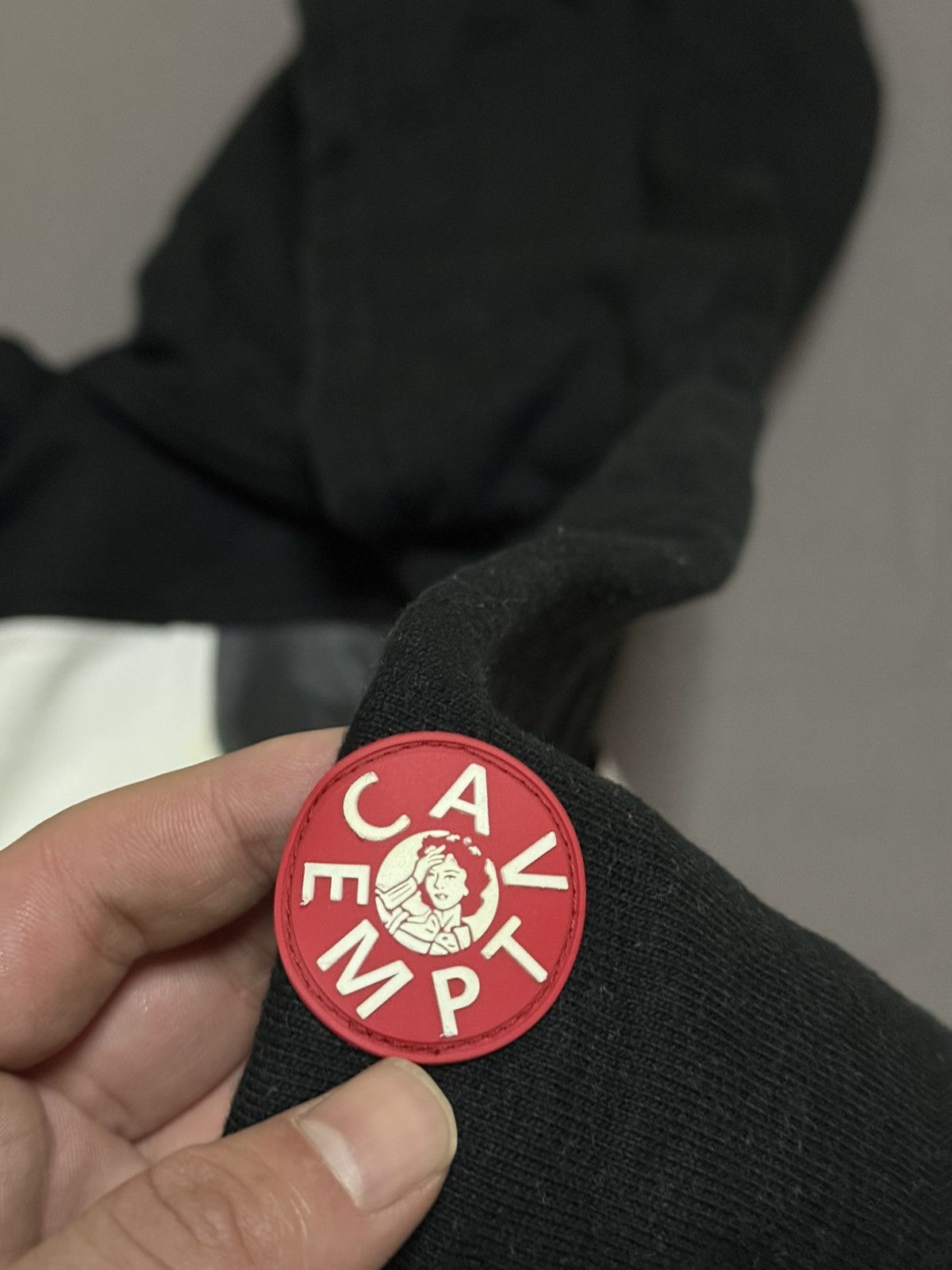Cav Empt cav empt black white hands hoodie hood Size US XL / EU 56 / 4 - 5 Thumbnail