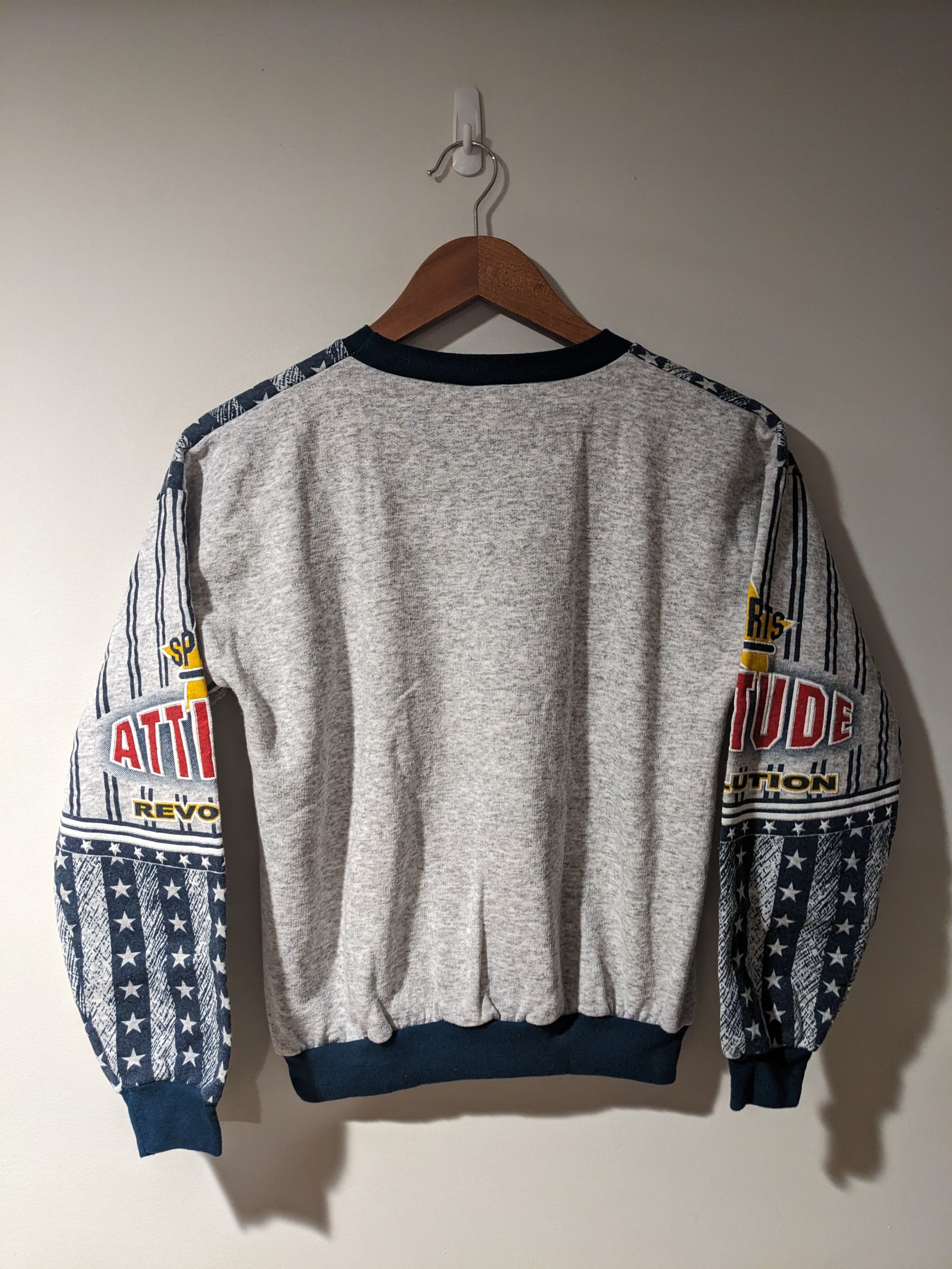 NBA × Vintage Vintage 90s Basketball Attitude Youth Large Sweatshirt Size US L / EU 52-54 / 3 - 4 Thumbnail