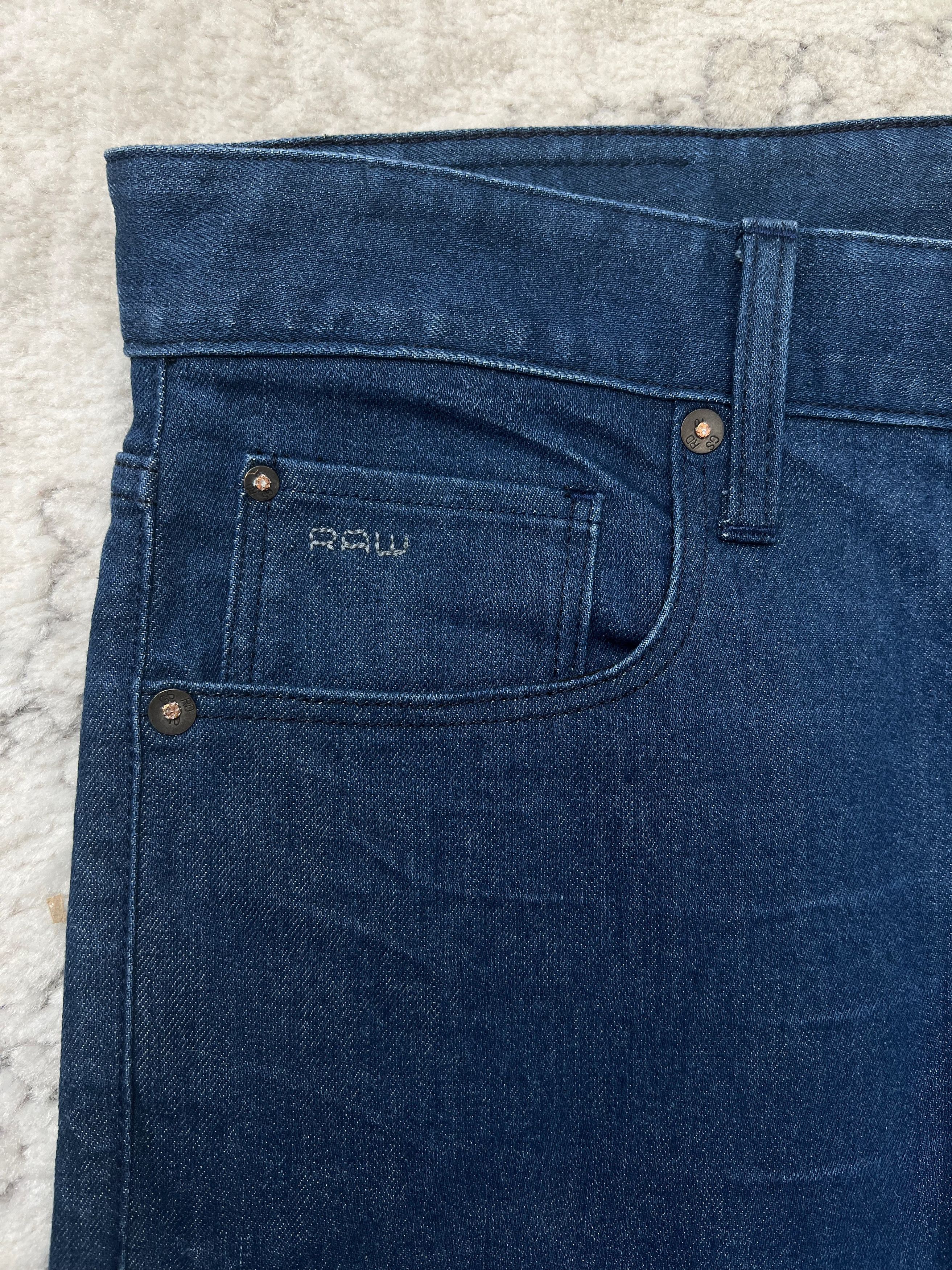 G-Star G-Star RAW 3301 Straight Tapered Jeans Blue 34 Size US 34 / EU 50 - 2 Thumbnail