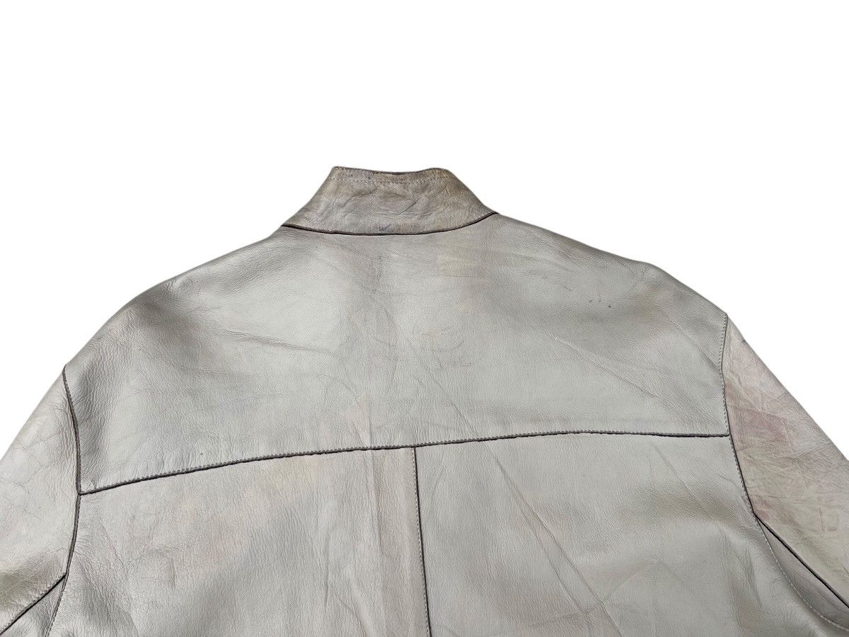 Giorgio Armani Archive Giorgio Armani Le Collezioni Leather Racer Jacket Size US S / EU 44-46 / 1 - 18 Thumbnail