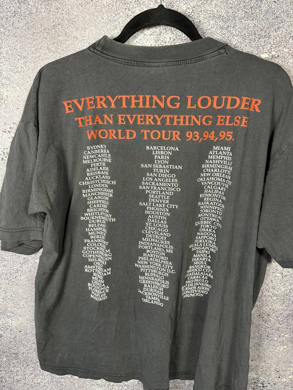 Band Tees × Vintage 1994 Vintage Meat Loaff Europe Tour Rock T-Shirt XL size Size US XL / EU 56 / 4 - 10 Thumbnail