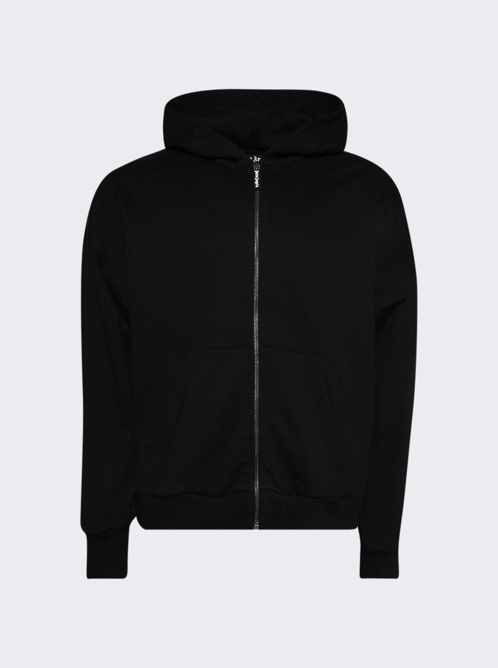 Palm Angels o1mle0226 Ivy Pin Up Zipped Hoodie in Black Size US M / EU 48-50 / 2 - 1 Thumbnail