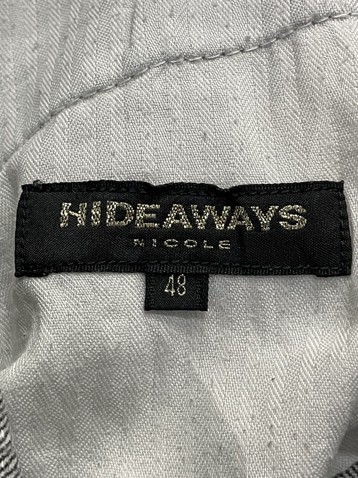 HIDEAWAYS × Japanese Brand Hideaways Distressed Patched Flared Jeans With Studded Belt Size US 32 / EU 48 - 15 Thumbnail