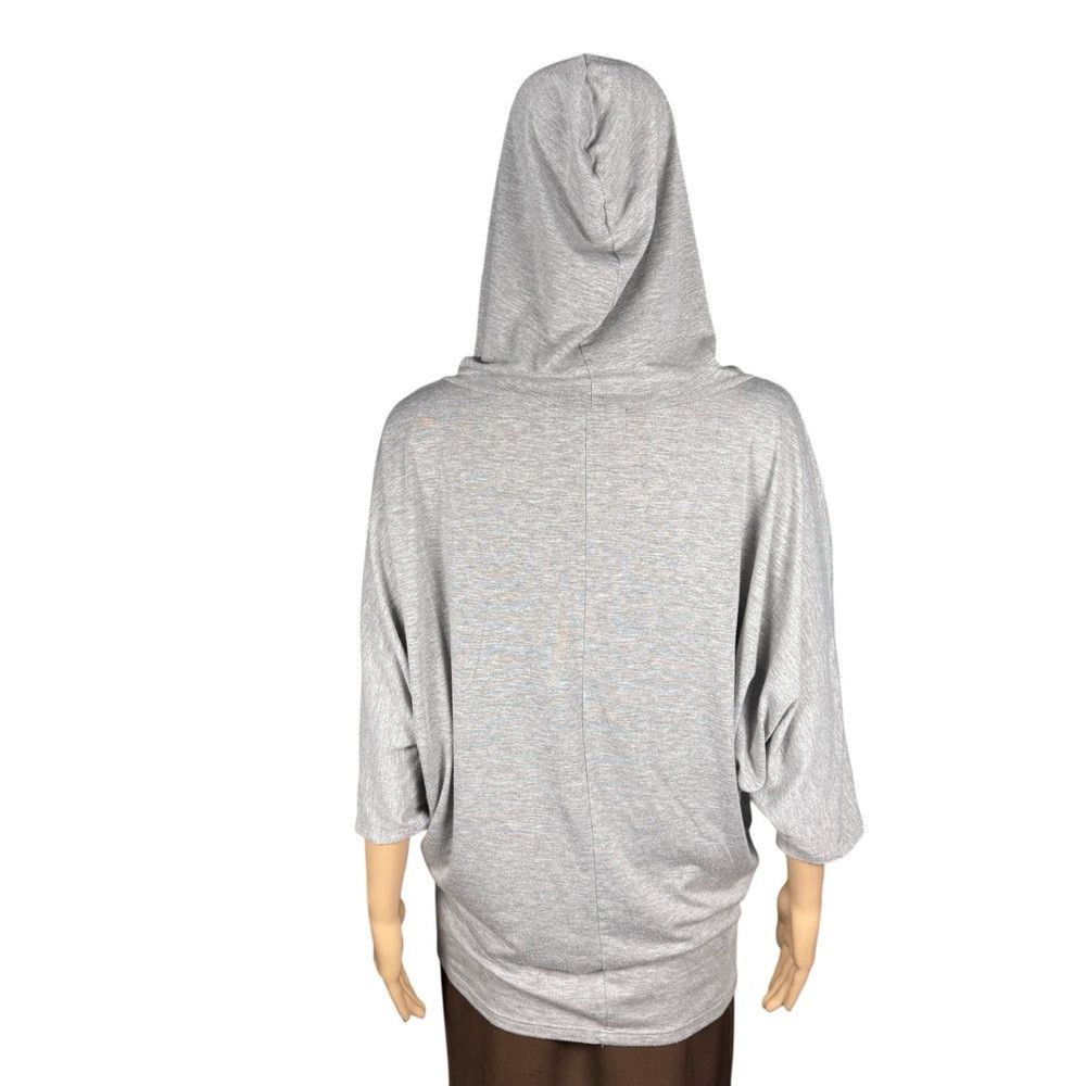 Vintage Havana Vintage Havana 3/4 Sleeve Hoodie Grey Top Size L Size L / US 10 / IT 46 - 5 Thumbnail