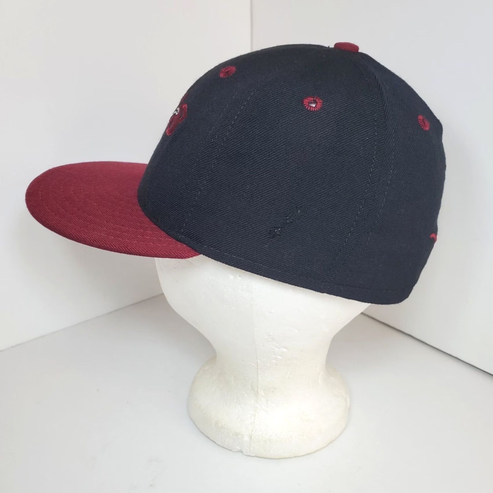 New Era VINTAGE New Era Texas Longhorns Wool Baseball Cap Hat Sz 7 59/50 Sport Athletic Vtg Size ONE SIZE - 3 Thumbnail