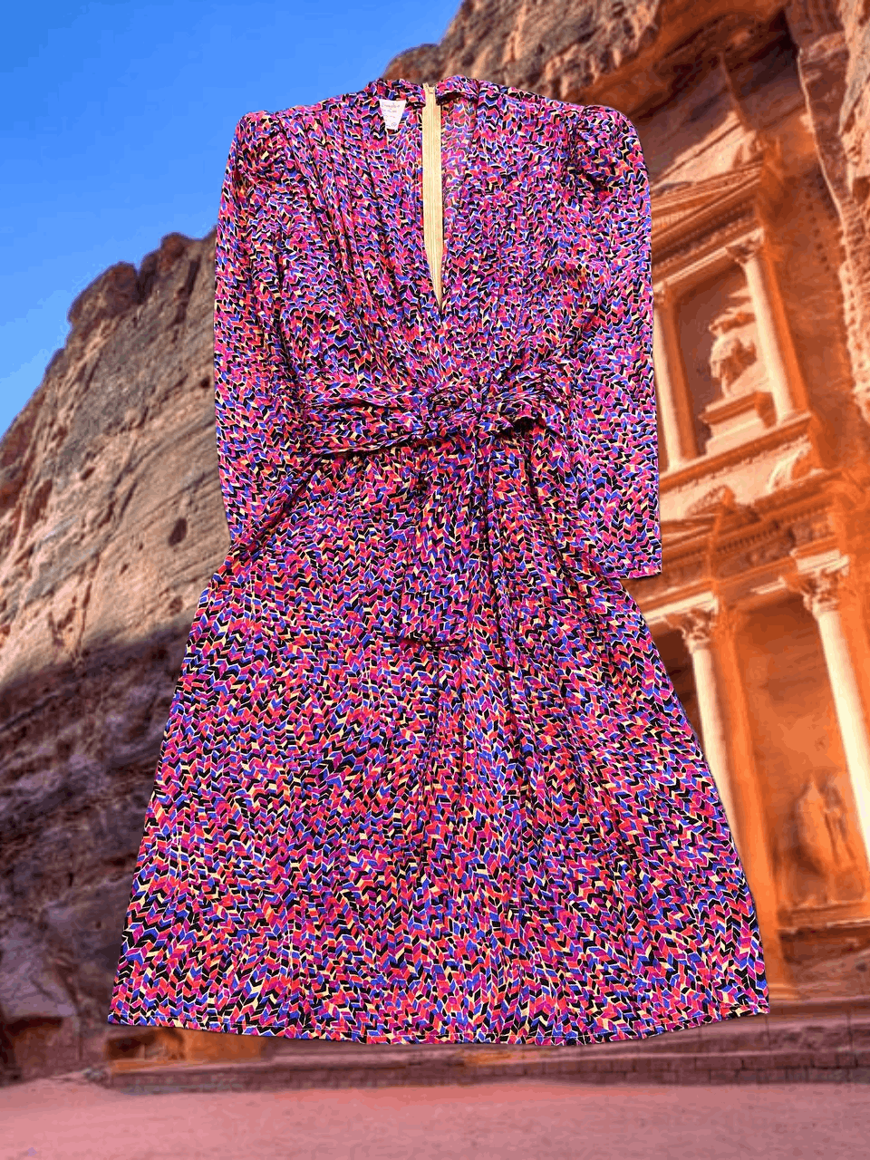 Vintage Vintage Y2K Francesca of Damon For Starington 100% silk Size L / US 10 / IT 46 - 1 Thumbnail