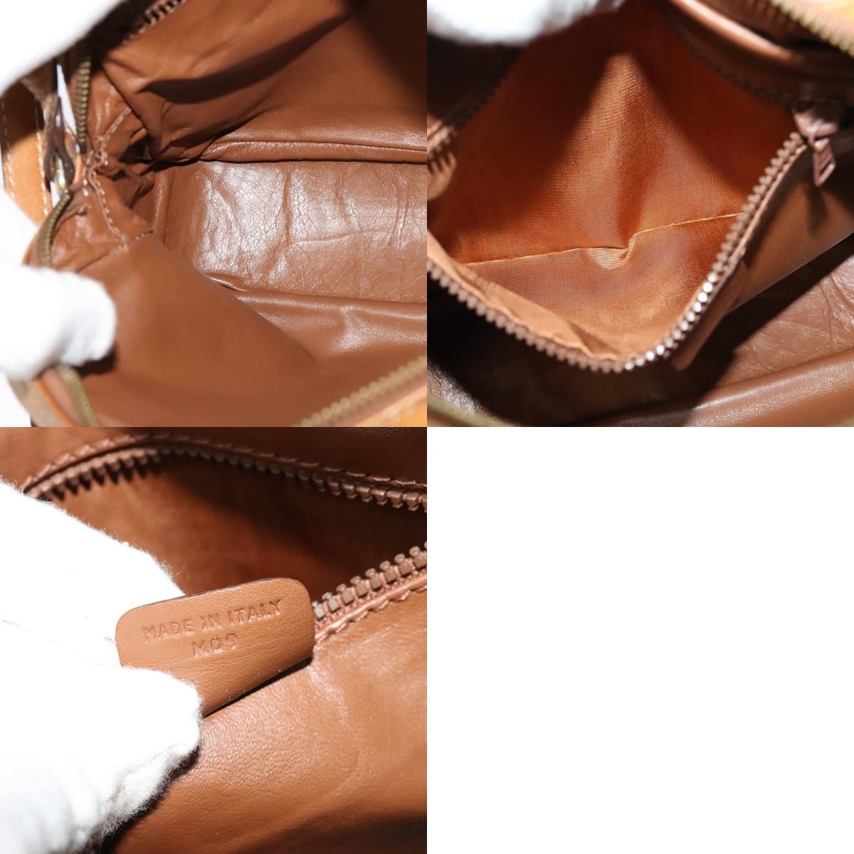 Celine CELINE Shoulder Bag Leather Khaki Gold Size ONE SIZE - 12 Thumbnail