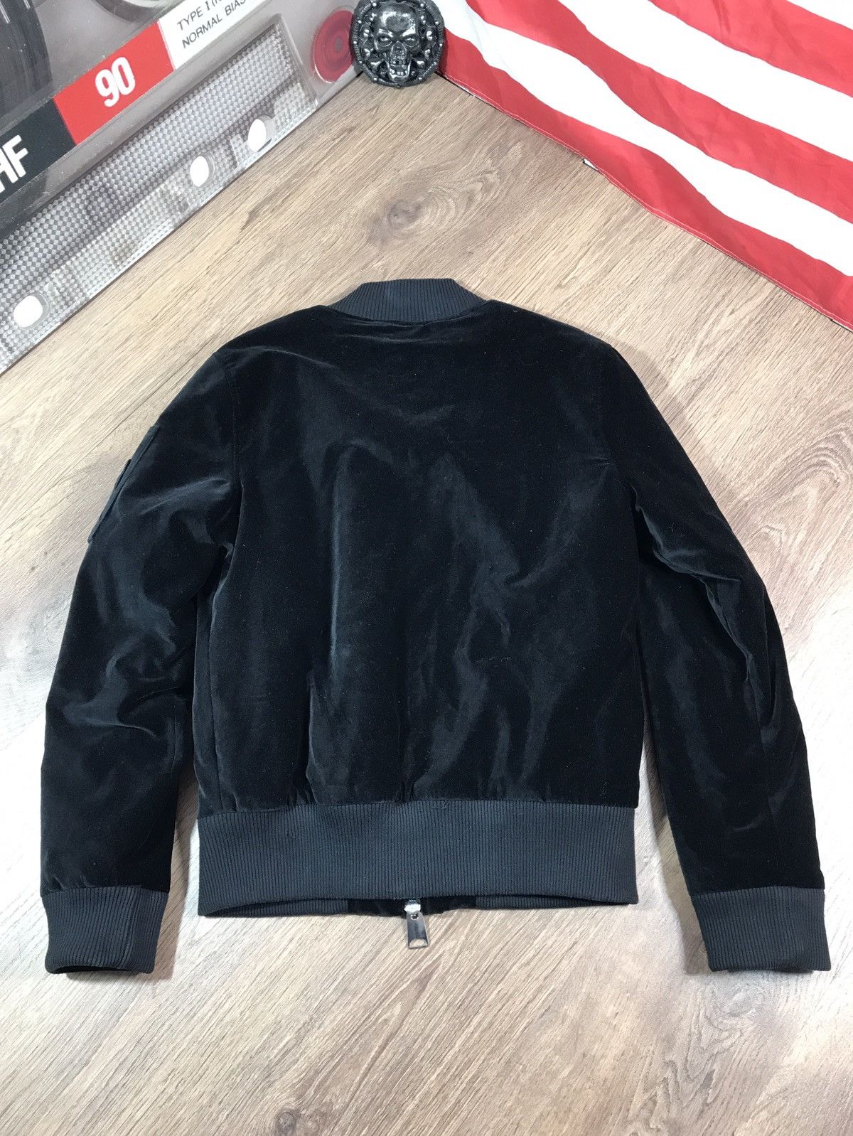 Other Richard Valentine Bomber Manley Velours Noir Size US M / EU 48-50 / 2 - 15 Thumbnail