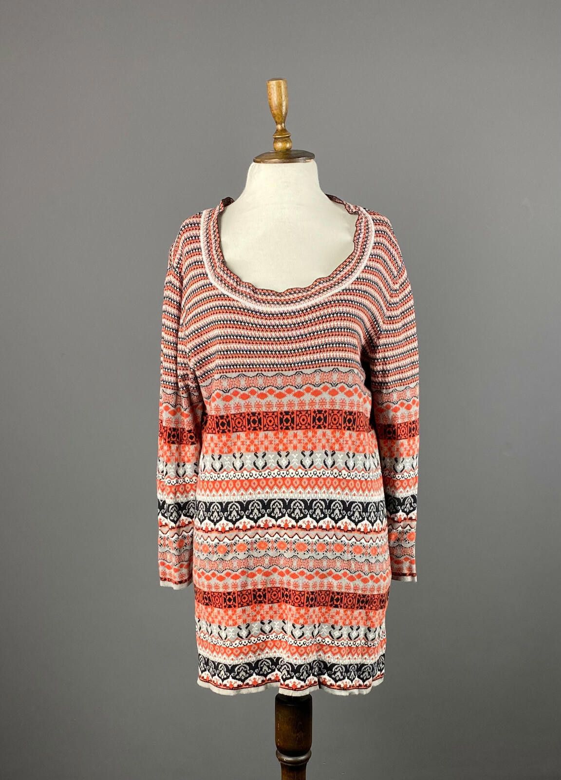 Joe Browns Ladies Joe Browns Multicolor Geometric A-Line Dress Size 12 Size XL / US 12-14 / IT 48-50 - 1 Thumbnail