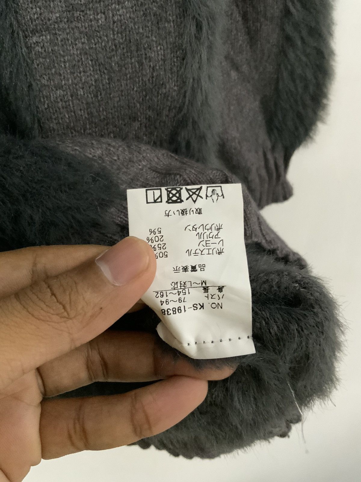 Japanese Brand Mohair Fur Avant Garde KMRii Style Winter Knitwear Sweater Size US L / EU 52-54 / 3 - 10 Thumbnail