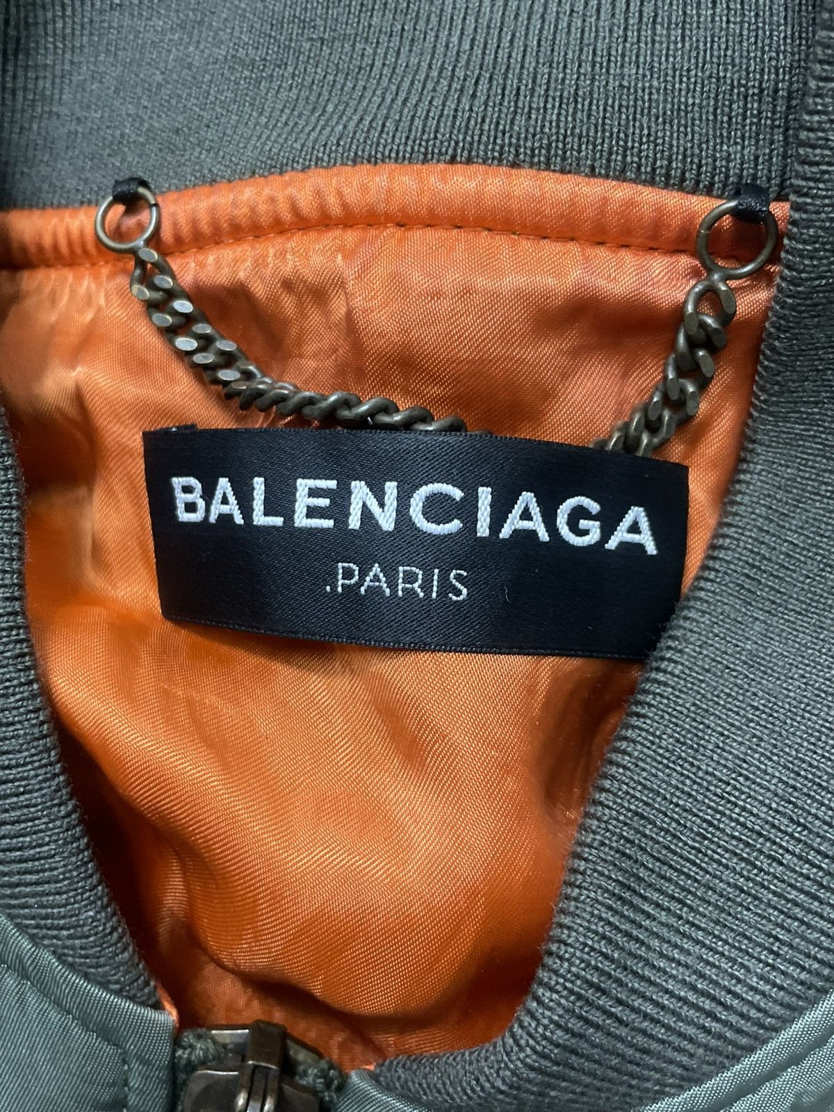Balenciaga SS17 Balenciaga Padded MA1 Cropped Bomber Jacket Sz S Size US S / EU 44-46 / 1 - 18 Thumbnail